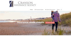 Desktop Screenshot of cransoninsurance.com