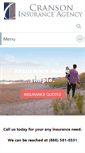 Mobile Screenshot of cransoninsurance.com